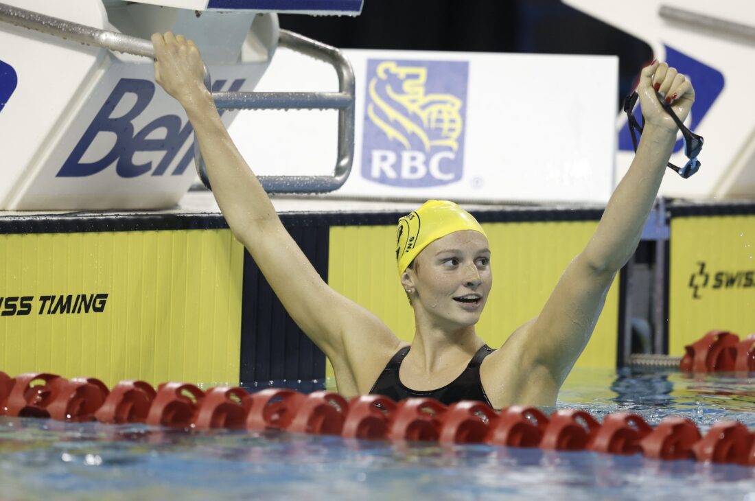 Summer McIntosh - by Ian MacNicol, courtesy of Swimming Canada