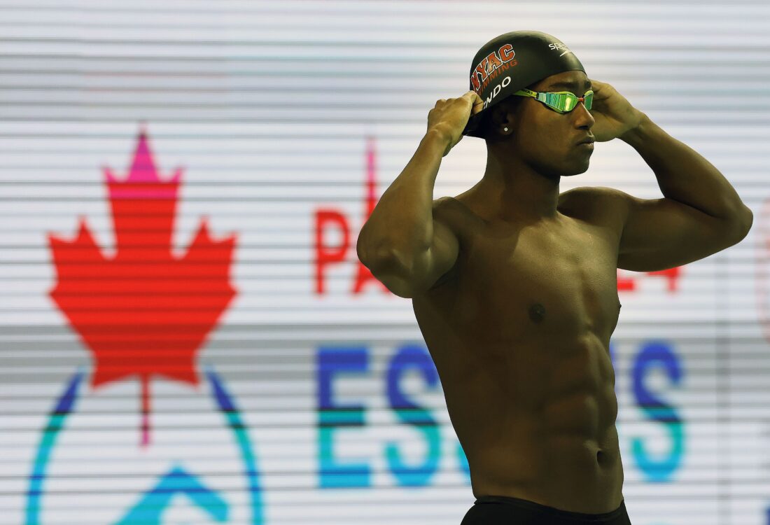 Josh Liendo, by Ian MacNicol, courtesy of Swimming Canada