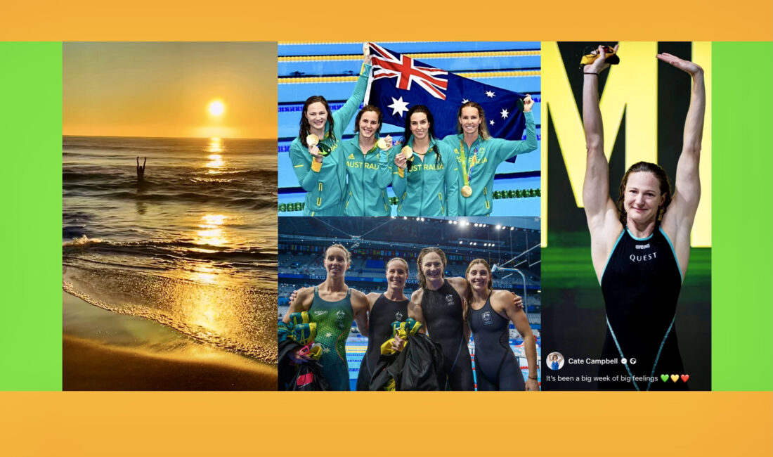 Cate Campbell - a golden sprinter for Australia heading into the rest of life after the sunset of her stellar swim career as Dolphin No 286